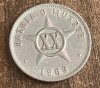 C50 - Moneda foarte veche - Cuba - 20 centavos - 1969, America Centrala si de Sud