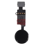 Buton Meniu + Flex iPhone 8 / 8 Plus Negru - Inlocuire Buton Home