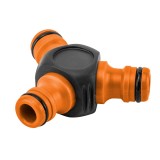 Cupla Y cu 3 iesiri bi-material pentru furtun, NEO TOOLS