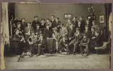 LICEENI GERMANI , POZA DE GRUP IN STUDIO , 1913