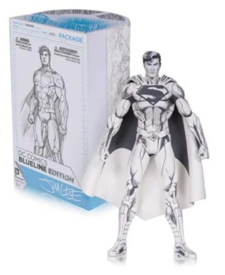Figurina Superman DC Justice League 18 cm Sketch Version Black White foto