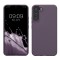 Husa Kwmobile pentru Samsung Galaxy S22 Plus, Mov inchis, Silicon, KWM000014GW067C