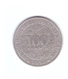 Moneda Africa de Vest 100 francs/franci 1997, stare buna, curata
