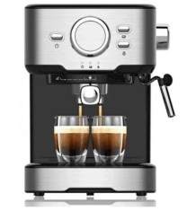 Espressor cu Cappucino Studio Casa DUETTE 850W 1.5 l 15 bari Negru/Argintiu foto