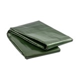 Prelata protectie PolyGuard 6x5m, 210g/m&sup2;, polietilen tesut, stabilizata UV, rezistenta, cu inele fixare, pentru exterior, acoperire marfuri, lemne