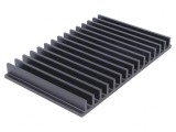 Radiator extrudat cu aripioare negru 100x159x15mm
