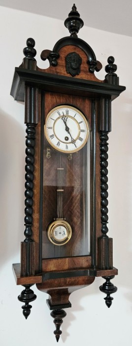 Ceas de perete cu pendula anii 1870 -1880