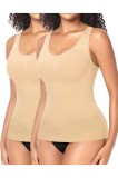 YARRCO Shape Tricou interior pentru femei, top fără m&acirc;neci modelant, control abdomen, lenjerie modelantă, top sport modelant, tricou modelant pentru f