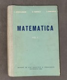 C. Ionescu-Bujor Filipescu Hortopan - Matematica (volumul 1)
