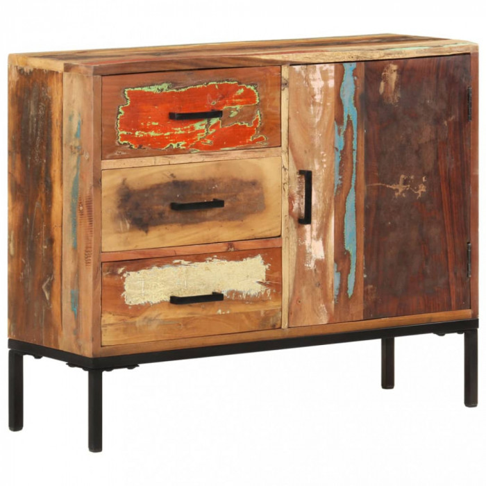 Gossi servanta, 88x30x73 cm, lemn masiv reciclat