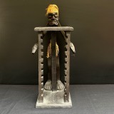 Suport CD din lemn sculptat, decor tradițional &ndash; Indonezia