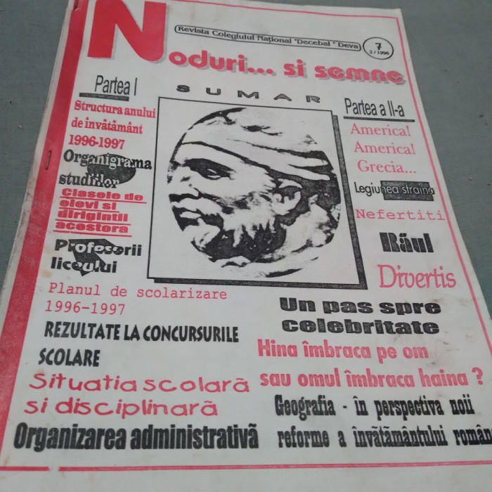 REVISTA LICEULUI TEORETIC DECEBAL DEVA NUDURI SI SEMNE NR 2 /1996
