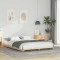 vidaXL Cadru de pat de podea Maro 160 x 220 cm Lemn masiv de pin