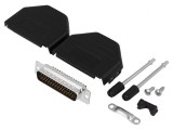 D-Sub HD 44-Pin Mufă Tată Lipire pe Cablu Set Complet