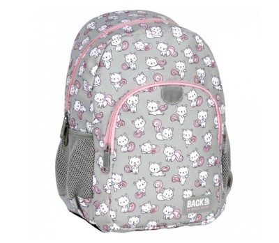 Ghiozdan pentru fetite, Backup, Impermeabil, Pisicute cute, cu 2 compartimente, PLB6T26, 34x26x14cm foto