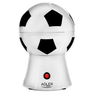 Aparat de facut popcorn Adler, forma minge fotbal, 1200 W, pregatire fara grasime a popcornului foto