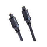 Amazon Basics Cablu audio digital din fibra optica Toslink, 1 metru, negru - RESIGILAT