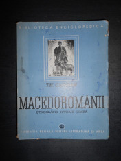 TH. CAPIDAN - MACEDOROMANII * ETNOGRAFIE. ISTORIE. LIMBA (1942) foto