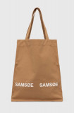 Cumpara ieftin Samsoe Samsoe poșetă culoarea maro