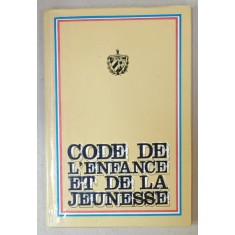 CODE DE L &#039;ENFANCE ET DE LA JEUNESSE , CUBA , 1978