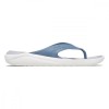 Slapi Crocs LiteRide Flip Albastru - Blue Steel/Microchip, 38, 41, 42, 45