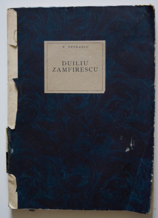 N. Petrașcu - Duiliu Zamfirescu (Cultura Națională, 1929)