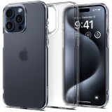 Husa iPhone 15 Pro Spigen Ultra Hybrid, transparent mat