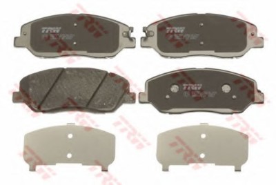 Set placute frana,frana disc SSANGYONG KORANDO (2010 - 2016) TRW GDB3418 foto