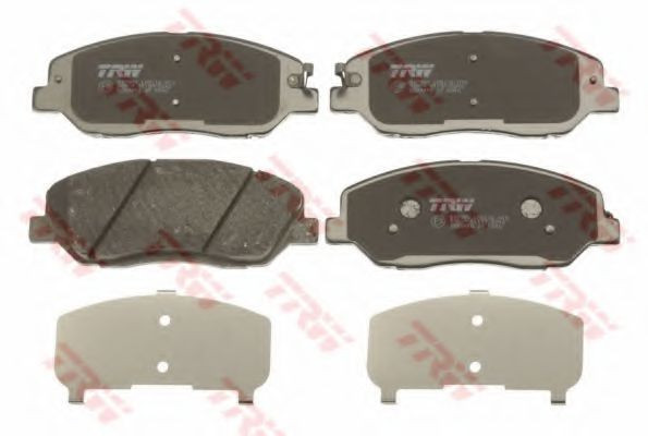 Set placute frana,frana disc SSANGYONG KORANDO (2010 - 2016) TRW GDB3418