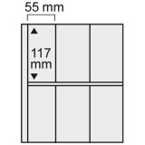 Cumpara ieftin Folii pentru bancnote, carti postale, Compact 7876PA, 6 buzunare verticale de 117 x 55 mm