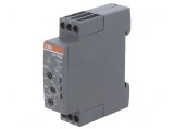 Timer SPDT 0,05-10min pentru șină DIN 24-240VAC/24-48VDC