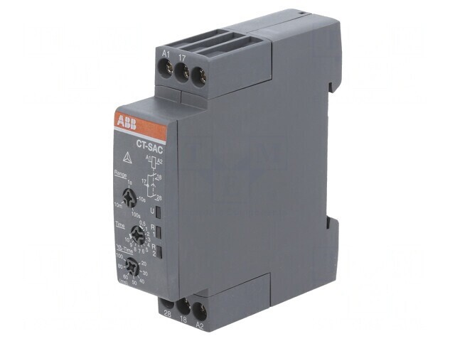 Timer SPDT 0,05-10min pentru șină DIN 24-240VAC/24-48VDC
