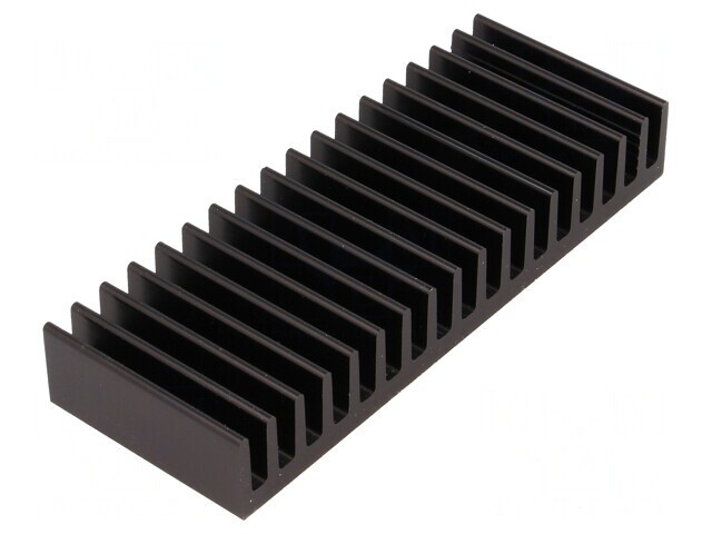 Radiator Negru cu Aripioare 37.5mm x 100mm