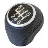Maner nuca schimbator compatibil FIAT DUCATO / PEUGEOT an 2002-2014 cu 6 viteze , imbracat in imitatie piele,