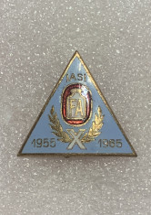 Insigna fabrica de antibiotice Iași 1955-1965 foto