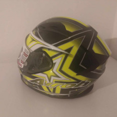 Casca full face Airoh STREET YELLOW GLOSS XL,noua