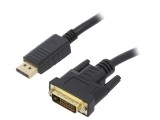 Cablu DisplayPort la DVI-D 3m Negru