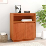 vidaXL Bufet Maroniu cerat 70 x 34 x 80 cm Lemn de pin masiv 858250