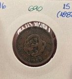 690 Japan, Japonia &frac12; Sen - Meiji an 15 (1882), Y#16