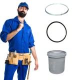 Pachet prelungire pentru fose sau statii epurare sau rezervoare apa subterane l 600mm cu piesa de fixare si garnitura etansare Valrom