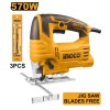 Fierastrau pendular 570 w, pentru taieturi curbe si precise - Ingco JS57028