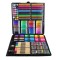 Set de pictura si desen pentru copii WePro Store, 258 piese, creioane colorate, pasteluri de ulei, acuarele, Negru