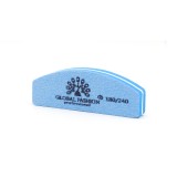 Buffer pentru unghii, mini, granulatie 180/240, albastru