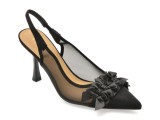 Pantofi eleganti EPICA negri, 310535, din material textil
