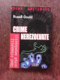 CRIME NEREZOLVATE - RUSELL GOULD