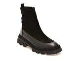 Ghete GRYXX negre, 096K853, din piele intoarsa