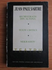 J.P. Sartre - Teatru ( Vol. 2 - Sechestrații din Altona * Nekrasov )