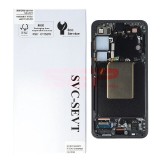 LCD+Touchscreen cu Rama Samsung Galaxy S24 5G / S921 BLACK Original Service Pack