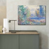 Cumpara ieftin Tablou RainbowHue Multicolor 70x100x3 cm