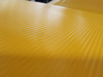 Rola folie carbon 3D galben TAXI latime 1.27m x 30m Automotive TrustedCars foto